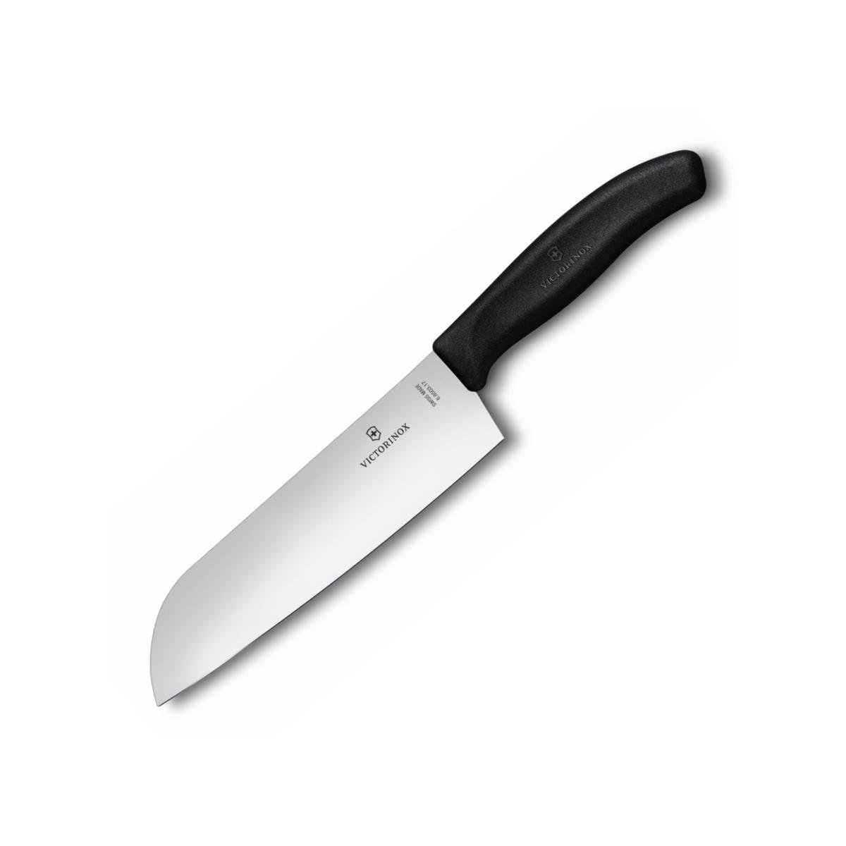 Santoku knife blister 17 cm black - Victorinox Swissclassic