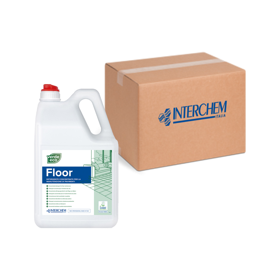 Green Eco Floor Box of 4 Floor Cleaner Canisters