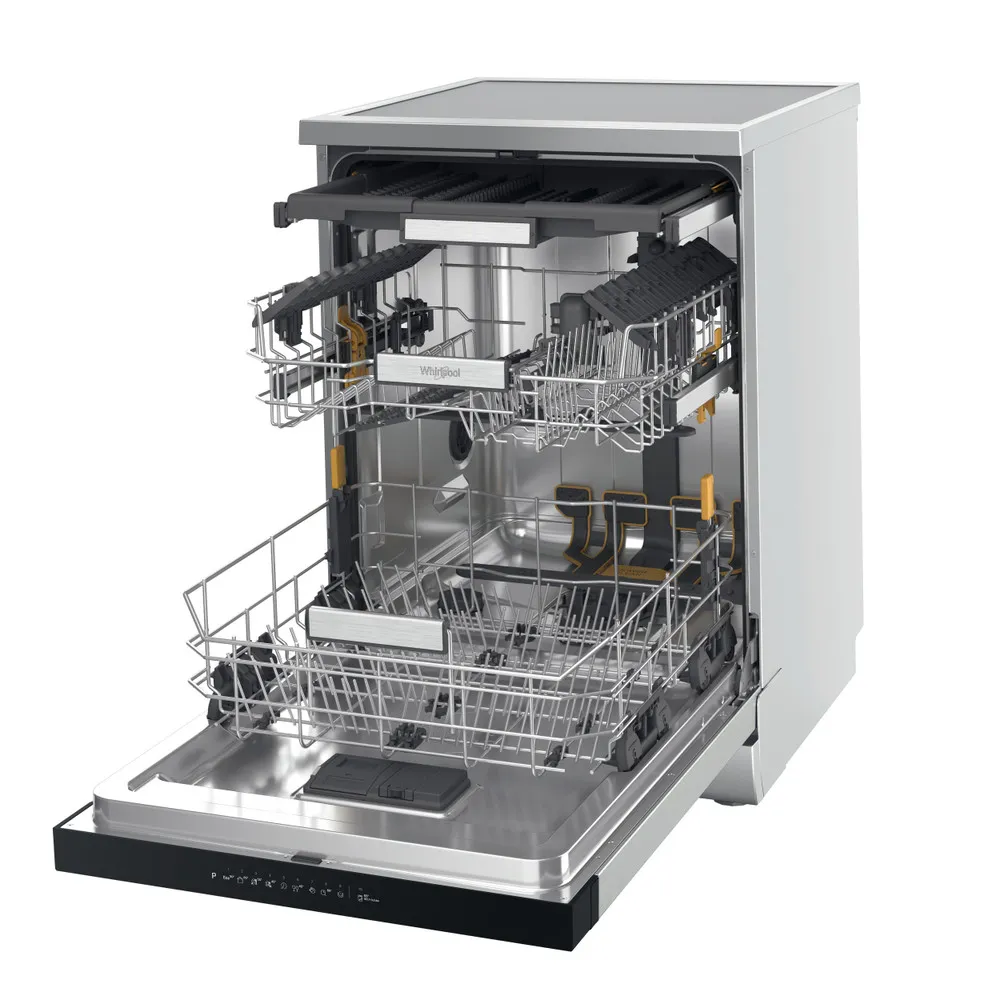 Whirlpool freestanding dishwasher 15 COVERED C INOX W7F HP43 X