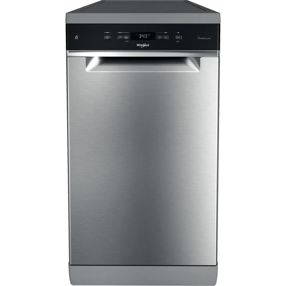 Whirlpool slim dishwasher freestanding 45CM 10COPER. D STAINLESS STEEL WH4FD11CS7A0X