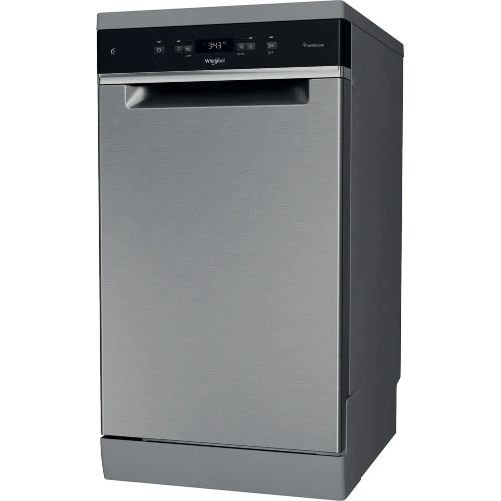Whirlpool slim dishwasher freestanding 45CM 10COPER. D STAINLESS STEEL WH4FD11CS7A0X