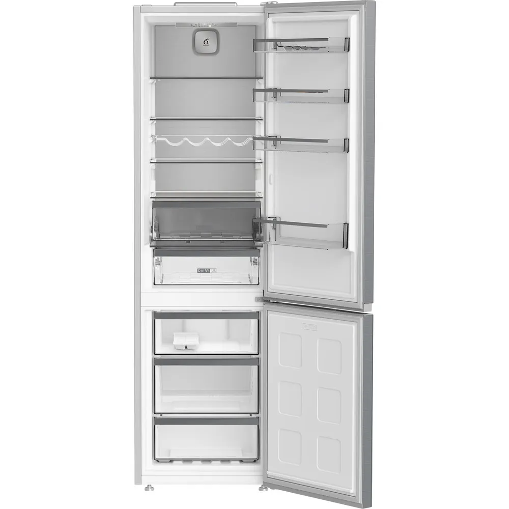 Whirlpool no frost 355 LT 66CM INOX WHK 25404 XP8E combined refrigerator