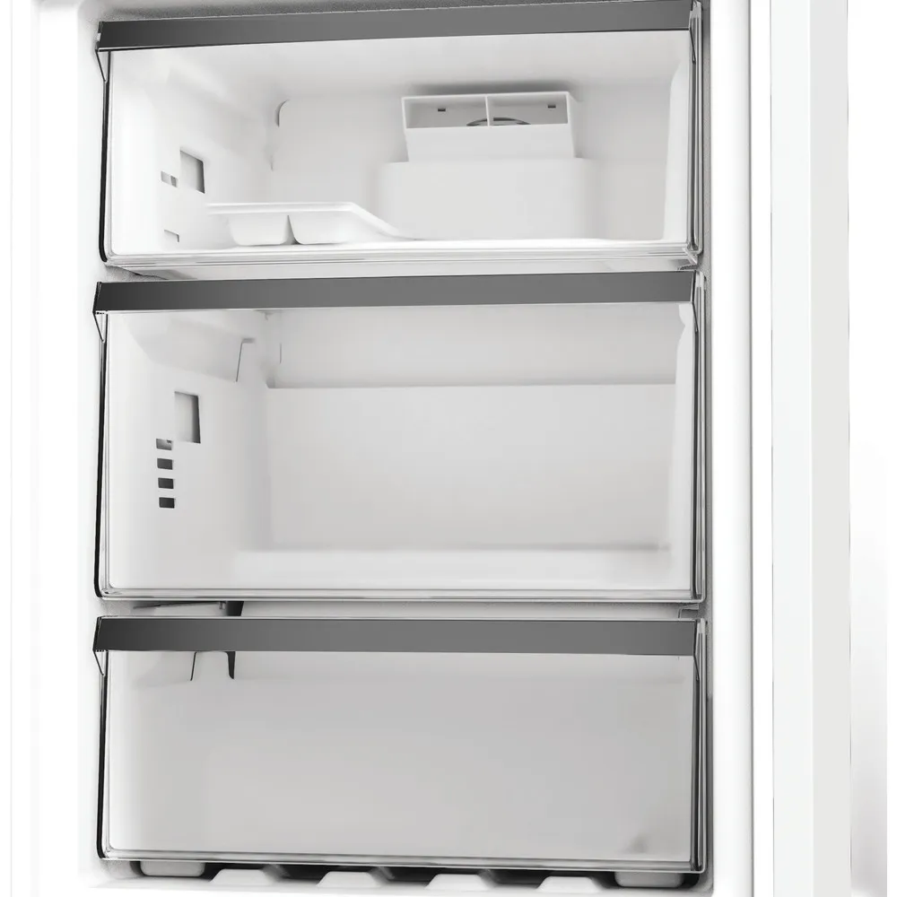 Whirlpool no frost 355 LT 66CM INOX WHK 25404 XP8E combined refrigerator