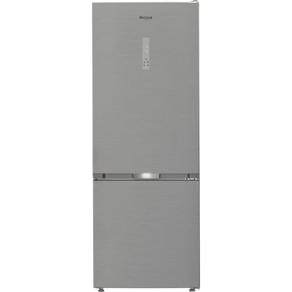 Whirlpool 4990 LT DUAL NO FROST 70CM SILVER WHK2 6494 X6E Combined Refrigerator