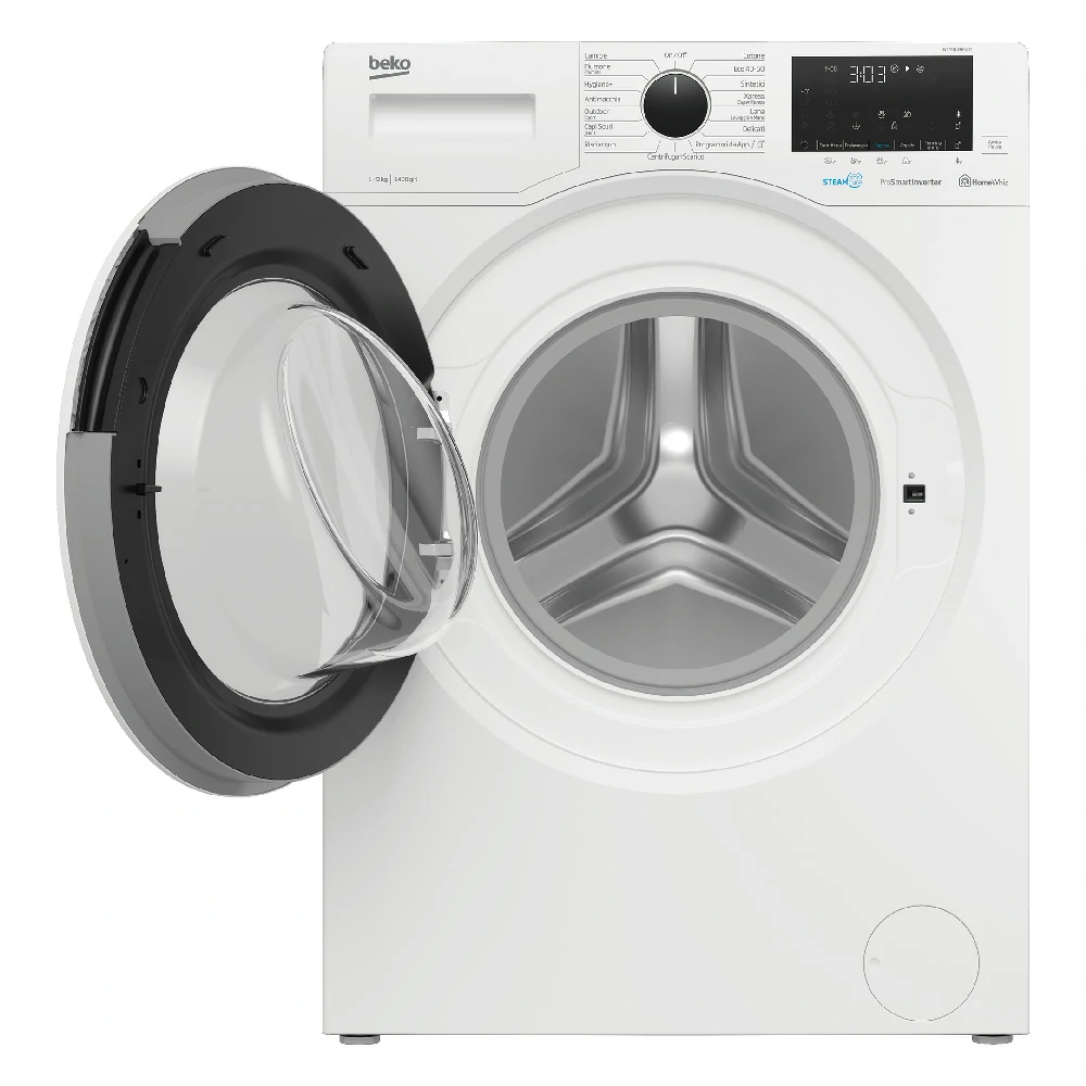 Washing machine 9 kg Beko STEAMCURE B STEAM INVERTER 1400RPM WTY91436SI-IT