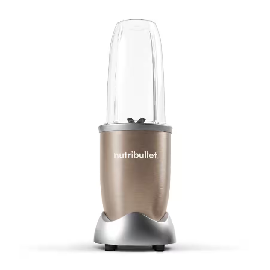 Nutribullet Pro 900 900 W blender with 7 champagne accessories