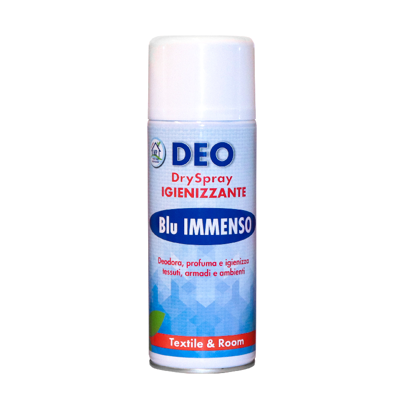 Sanitizing deodorant for fabrics, cars and home Immense blue
