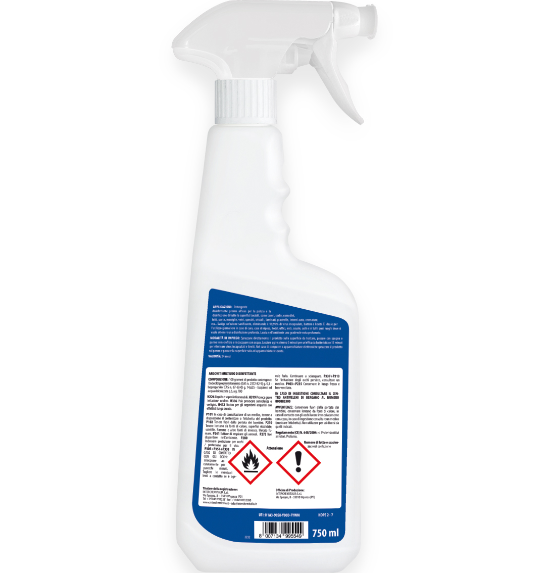 Argonit Multipurpose Disinfectant Cleaner 750 ml