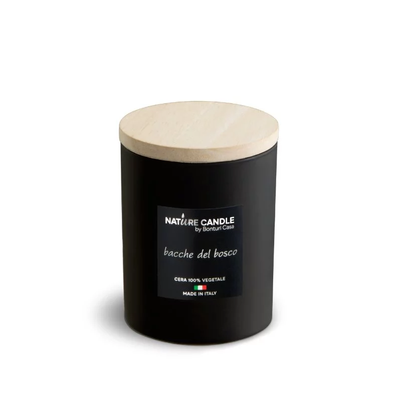 Natural scented candle Forest Berries 200 gr - Dolomiti collection