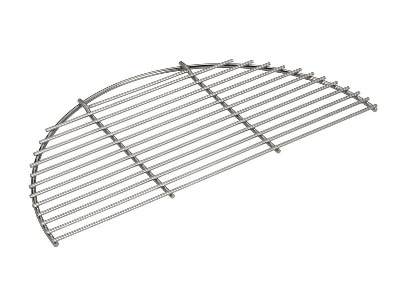 Half-moon stainless steel grill for Big Green Egg XL
