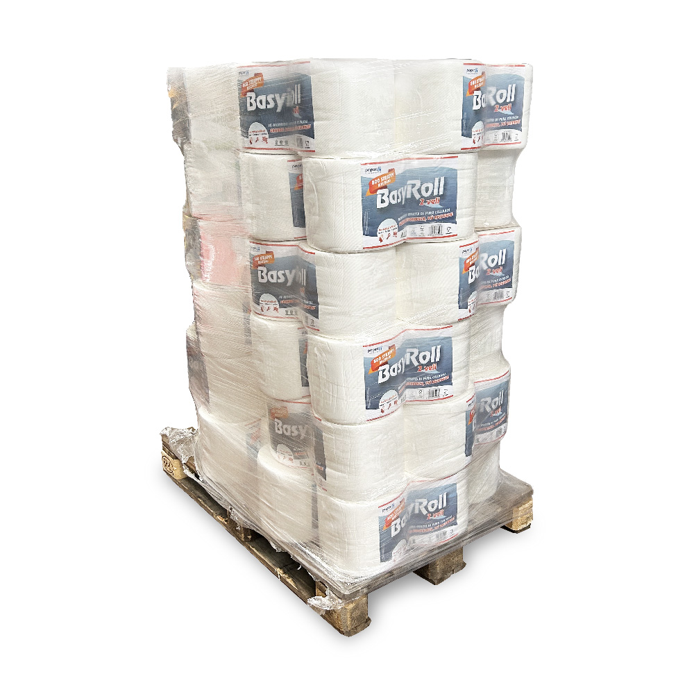 Pallet of 30 packs of 2 rolls 800 rips BasyRoll