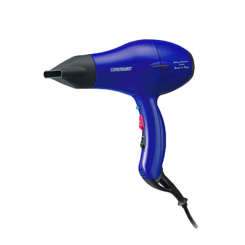 Menowatt 1810 Professional Ionic Hair Dryer - Blue, Made in Italy