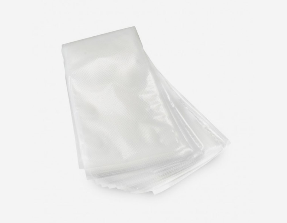 Pack of 100 universal vacuum bags 25x35 cm embossed