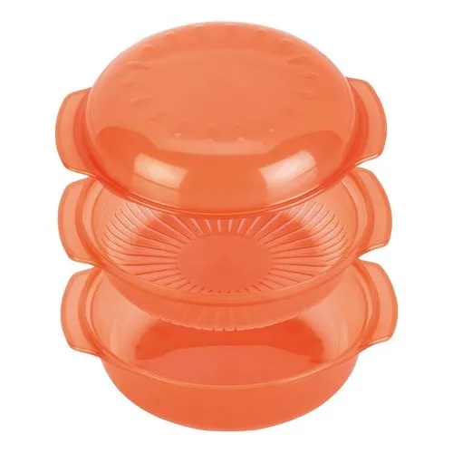 Round microwave steamer 1.5 lt