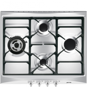 Smeg 60CM INOX SR264XGH2 4-burner gas stove