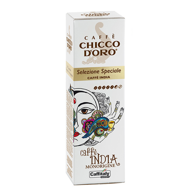 100 Capsules Caffitaly System Single Origin Chicco d'Oro India