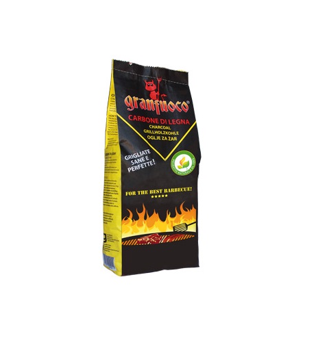 Granfuoco Wood Barbecue Charcoal, 3 kg Bag
