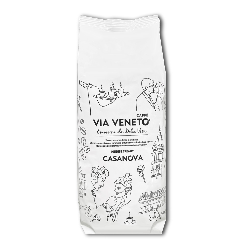 Via Veneto Casanova Coffee Beans 500 g