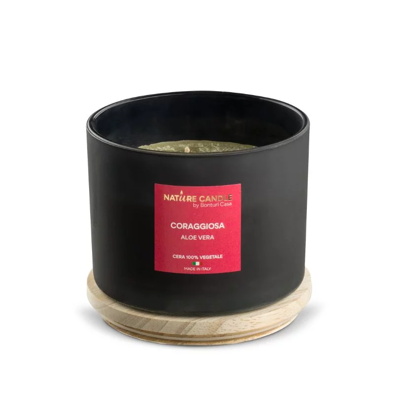 Courageous natural scented candle - Aloe vera 380 gr - Leiè collection