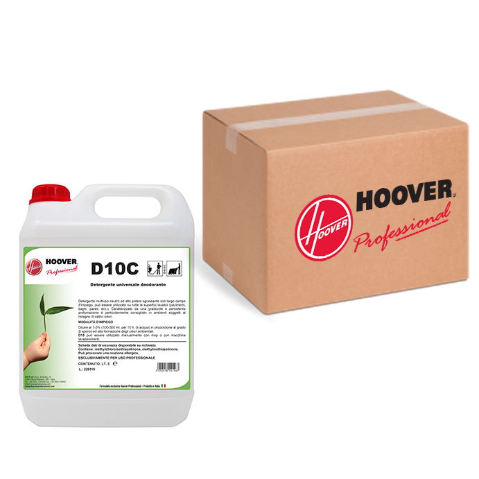 Box of 4 canisters D10C Universal deodorant cleaner