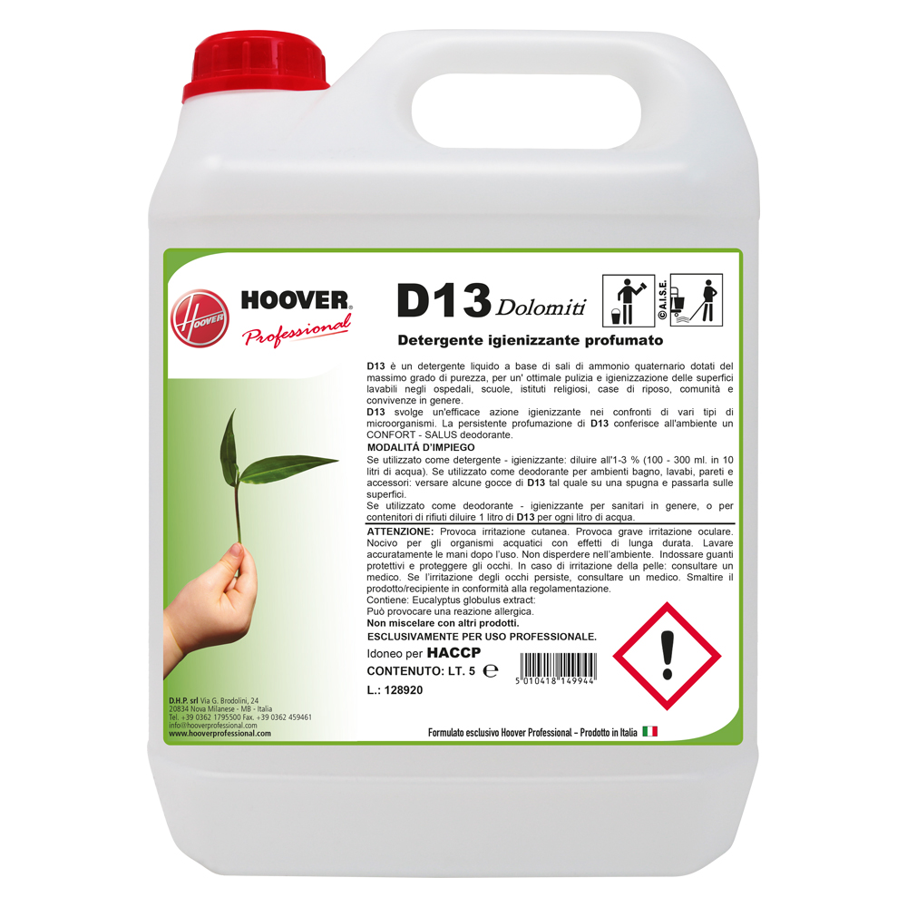 D13 scented deodorant detergent sanitizer 5 liters