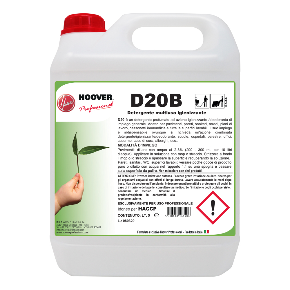D20B Multipurpose sanitizing detergent