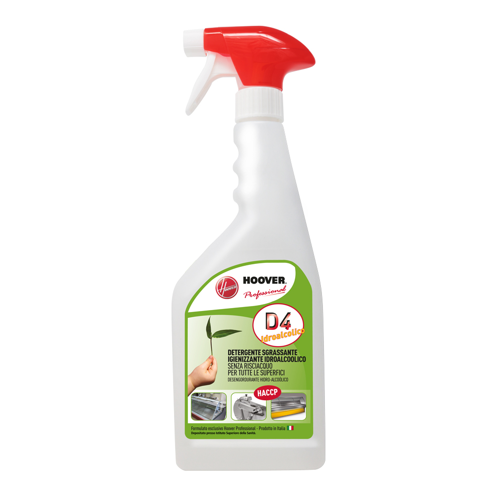 D4 Hydroalcoholic sanitizing degreasing detergent