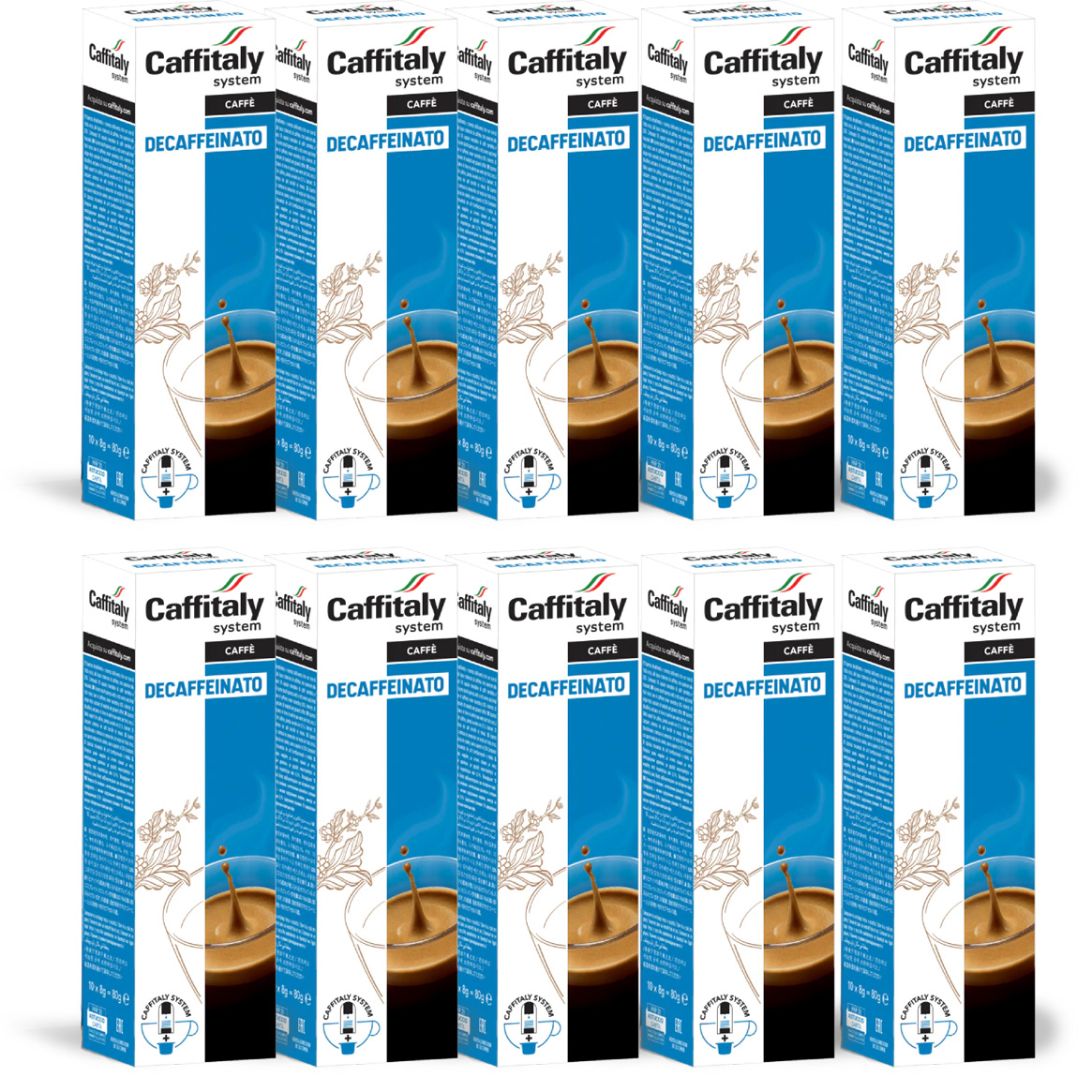 100 Decaffeinated Coffee and Coffee Capsules