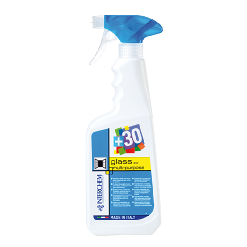 750 ml +30 line glass cleaner. 