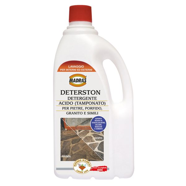 Deterston 1 liter Madras buffered acid stone floor cleaner