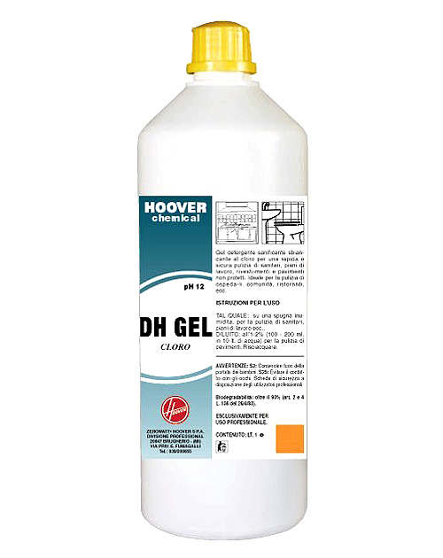 DH Chlorine Gel Perfumed sanitizing detergent