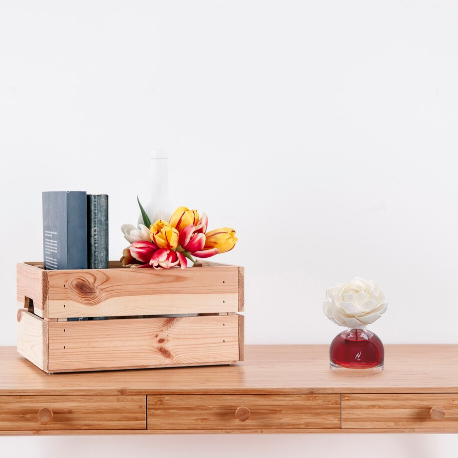 Air freshener with flower 100 ml Pomegranate