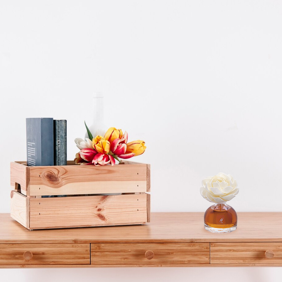 Air freshener with flower 100 ml Mandarin