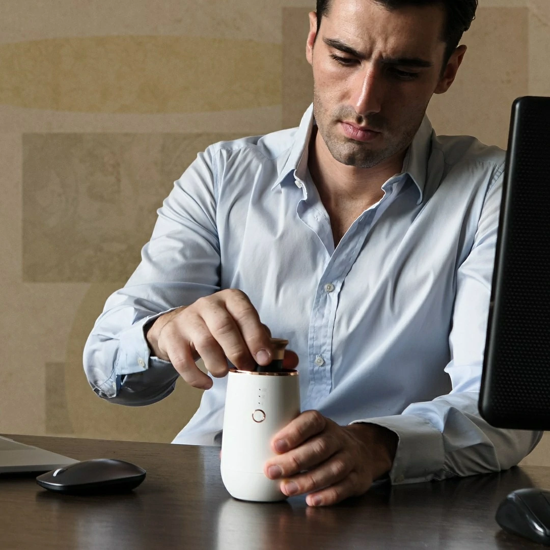 Lux Essenzapura electric air freshener white and silver