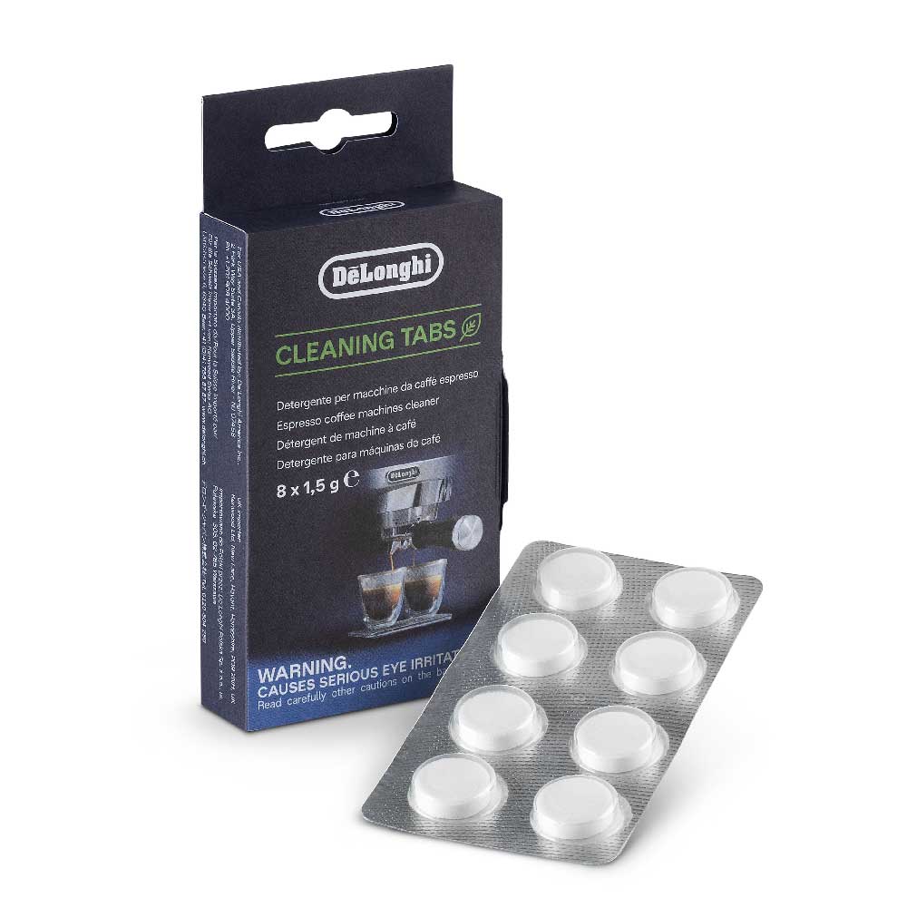 Cleaning tablets for manual coffee machine