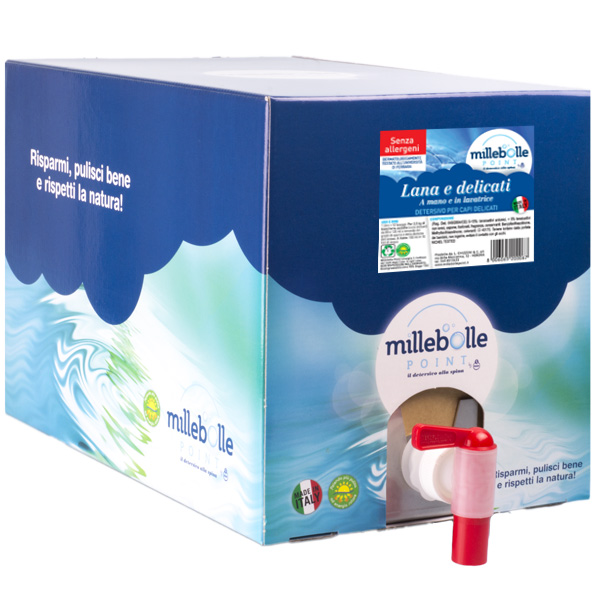 Wool and delicate laundry detergent - ecobox 20 Kg