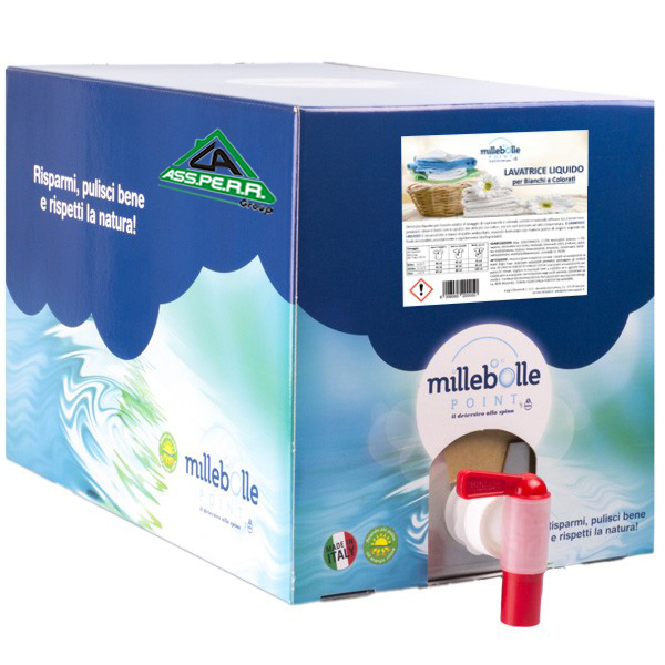 Liquid laundry detergent for whites and colors - ecobox 20 kg