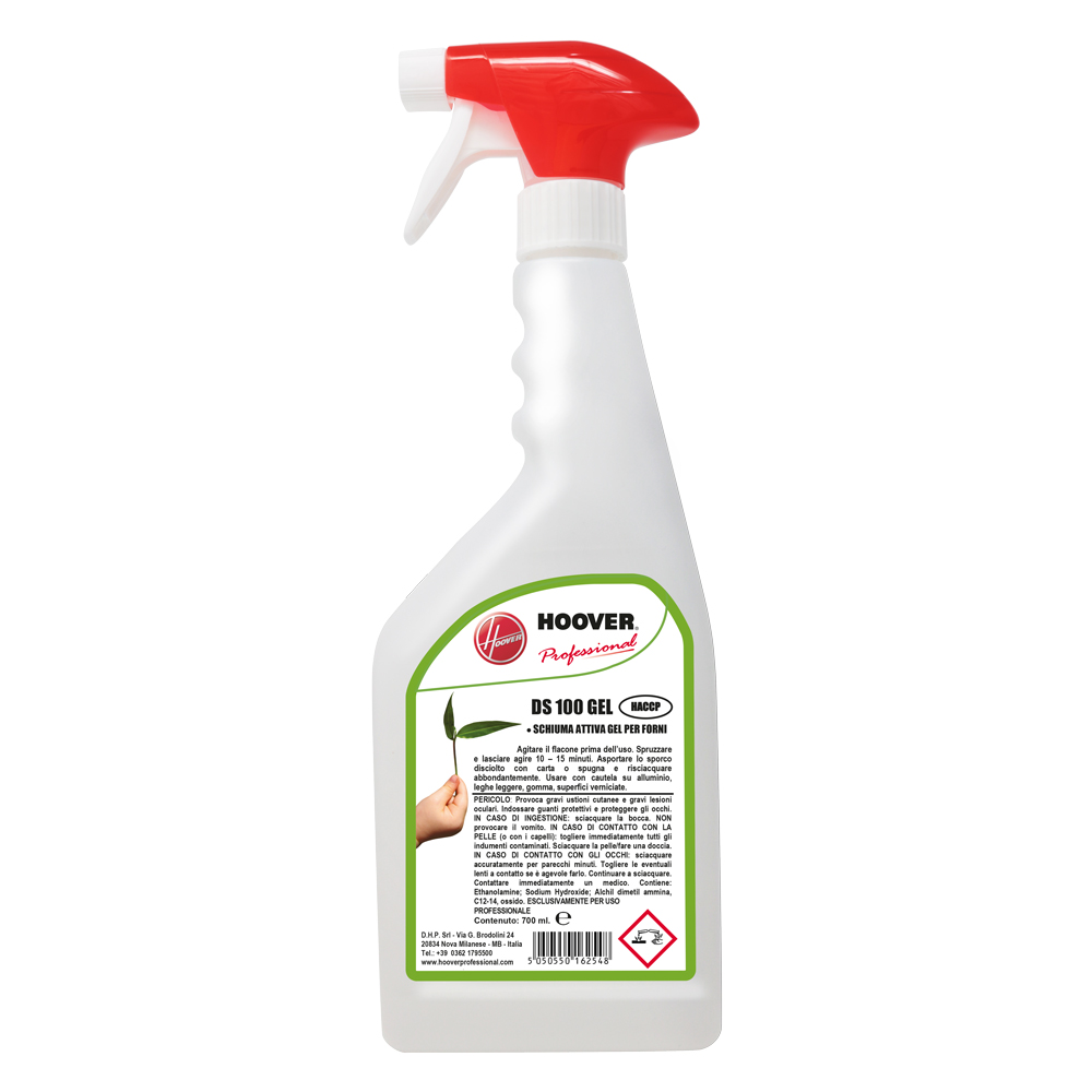 DS100 Gel Oven Degreaser with active foam