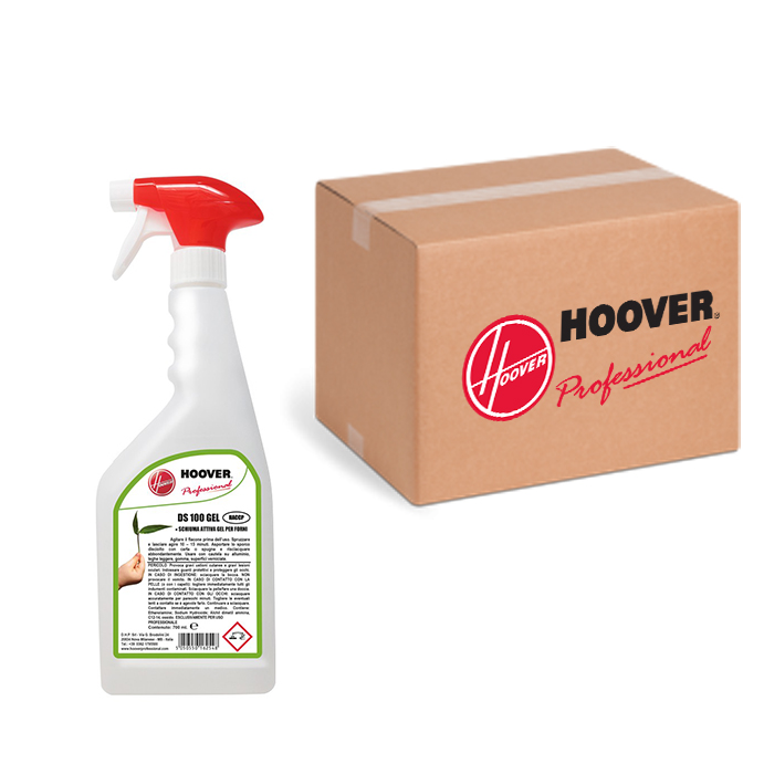 Box of 12 bottles DS100 Gel Ovens Activated Foam Degreaser