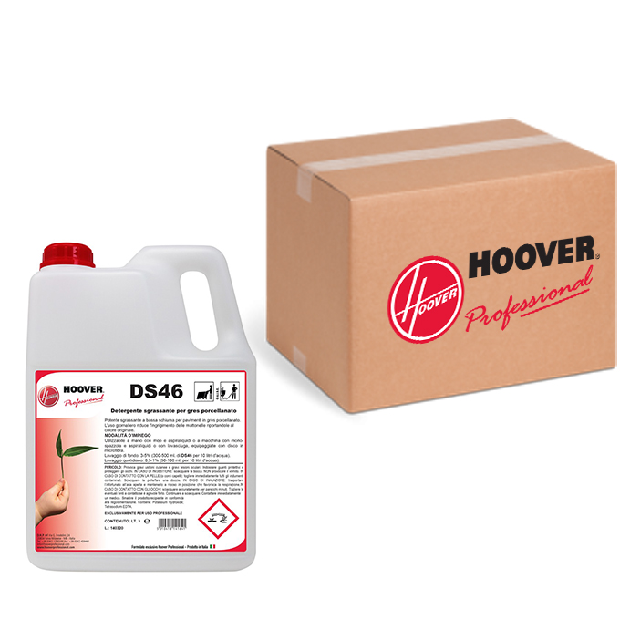 Box of 4 canisters DS46 Gres Detergent for porcelain stoneware