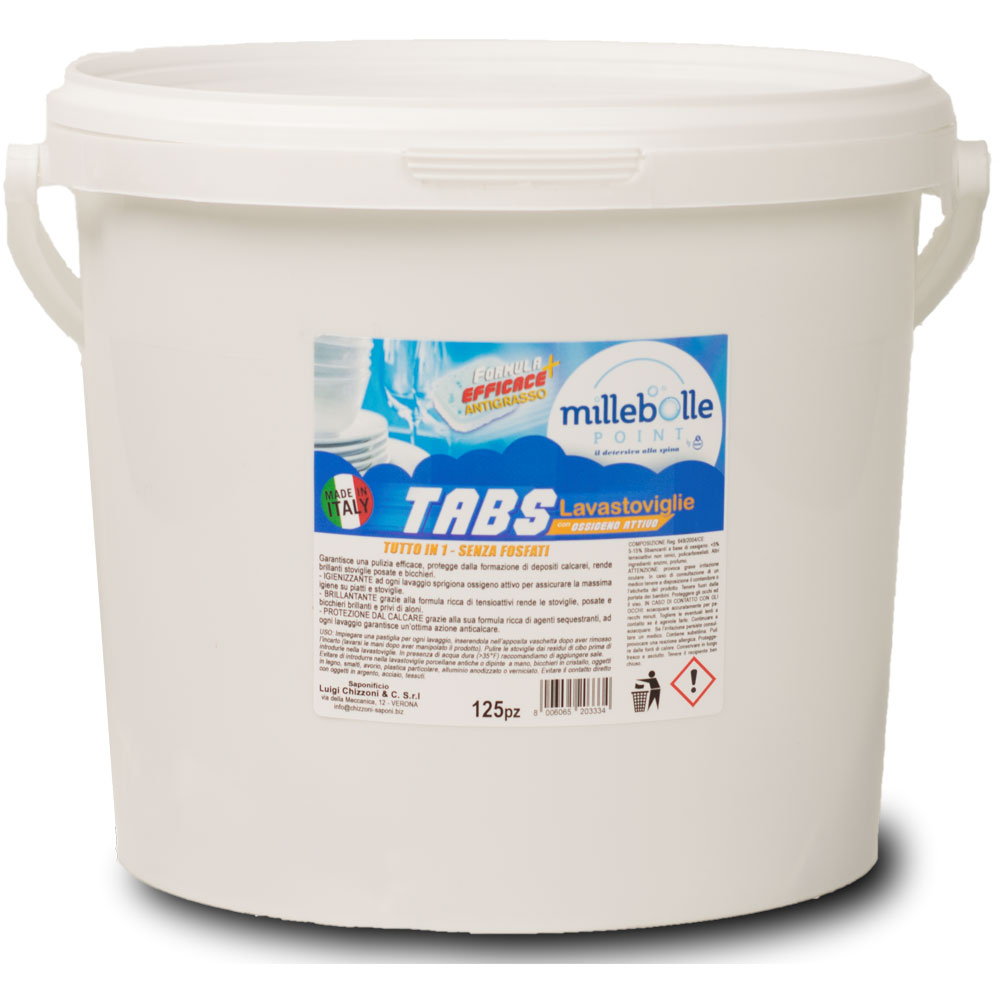 Millebolle tabs dishwasher 125 pcs