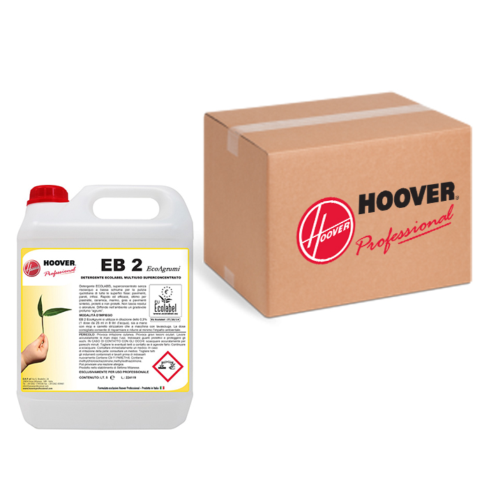 Box of 4 cans EB2 Ecocitrus Super concentrated detergent