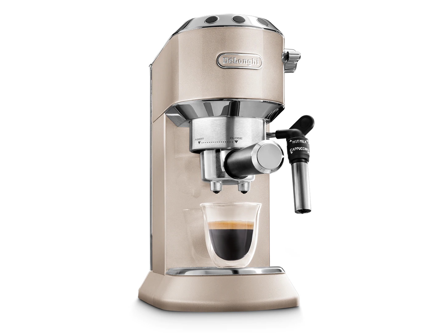 Dedica metallic EC 785 Beige manual coffee machine 