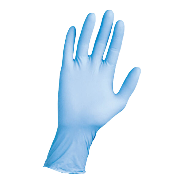 Pack of 100 Syntho Powder free nitrile gloves size M