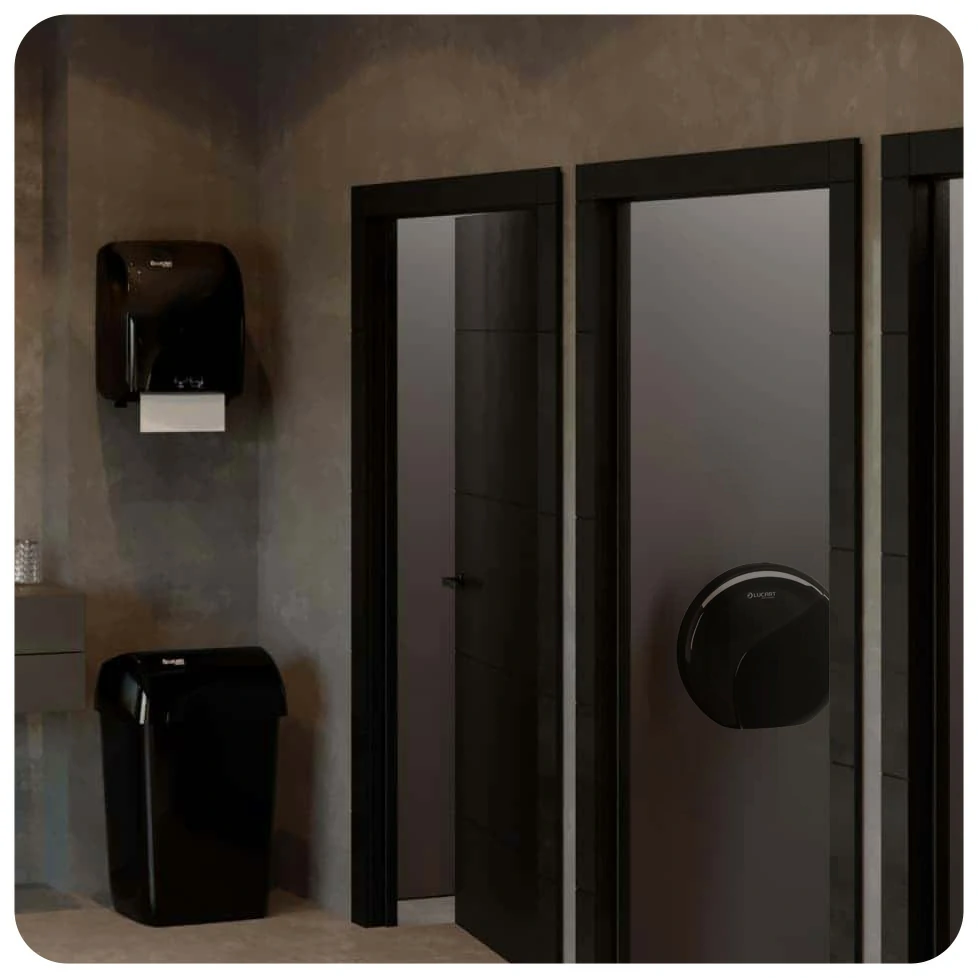 Maxi Jumbo Identity White Toilet Paper Dispenser