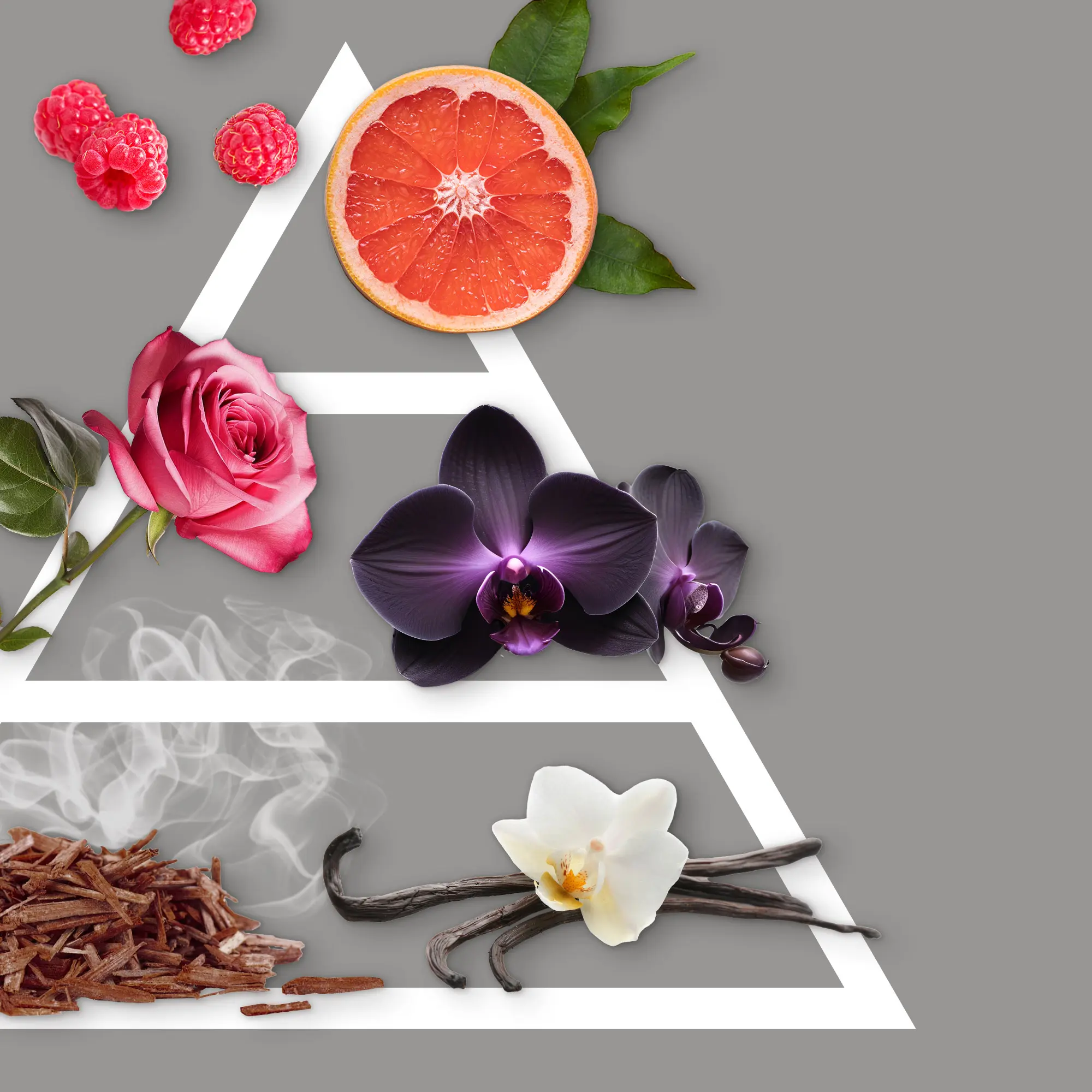 Air freshener with flower 100 ml Black Orchid