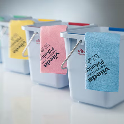 Vileda Professional PVAmicro Multi-Purpose Cloth - Red