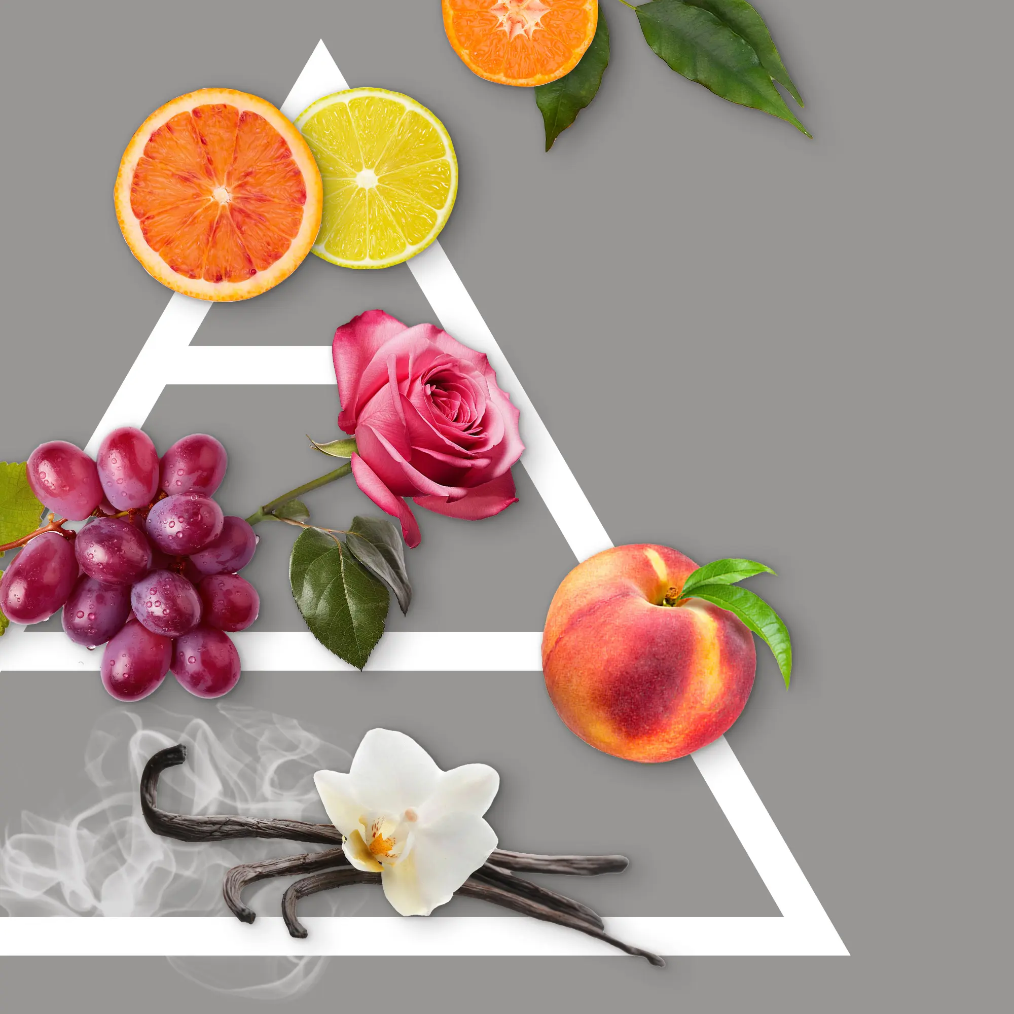 Air freshener with flower 100 ml Rosso Divino