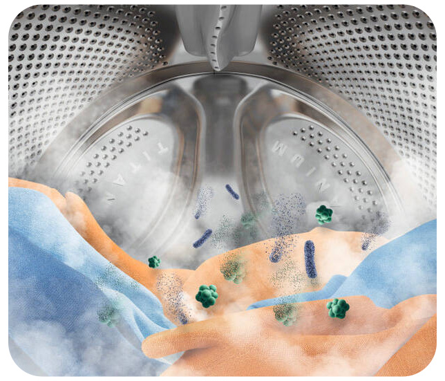 Freestanding washing machine 11 kg NBT 116 BLACK IT